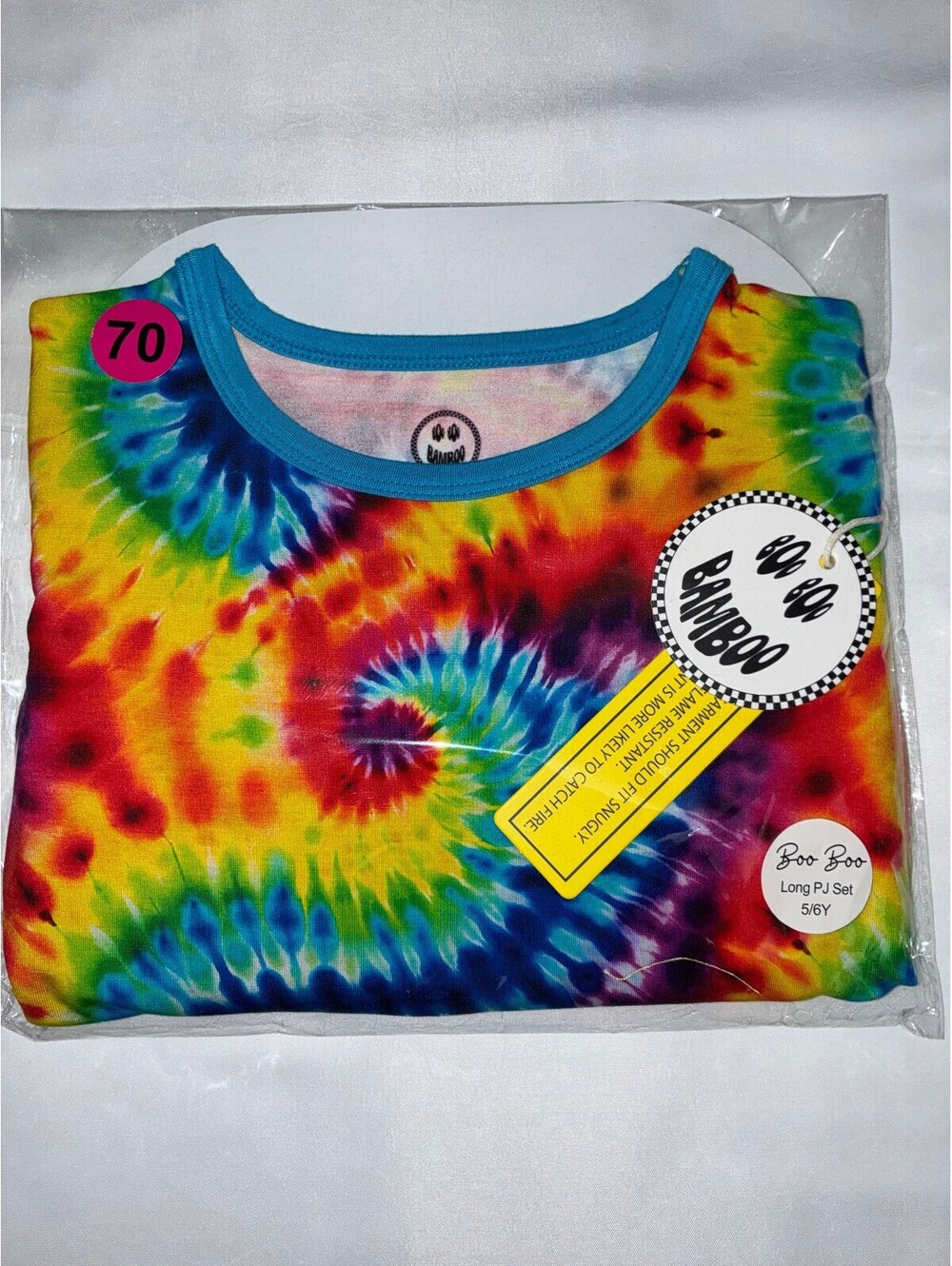 Boo Boo Bamboo Tie Dye Long Sleeve Set 5/6T NIB